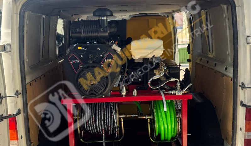 EQUIPO DE DESATASCOS Y SUCCIÓN 800 + 400 LITROS DE 35 CV PARA FURGÓN lleno