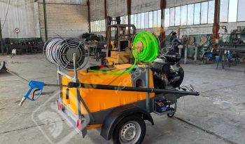 EQUIPO DE LIMPIEZA DE LARGO ALCANCE CON 35 CV  Y ENROLLADOR DE 150 M lleno