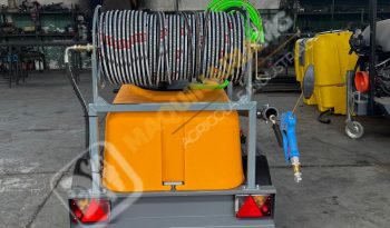 EQUIPO DE LIMPIEZA DE LARGO ALCANCE CON 35 CV  Y ENROLLADOR DE 150 M lleno