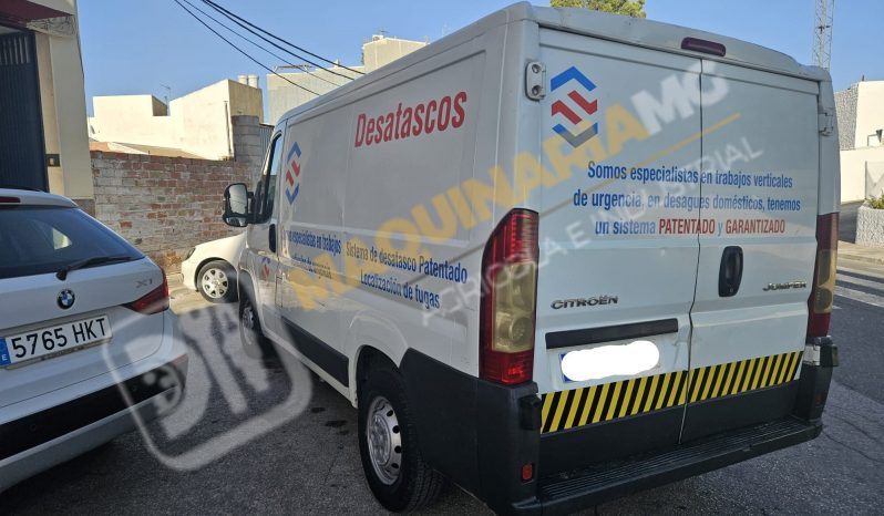 FURGÓN CITROEN JUMPER CON EQUIPO DE DESATASCOS DE 25 O DE 35 CV lleno