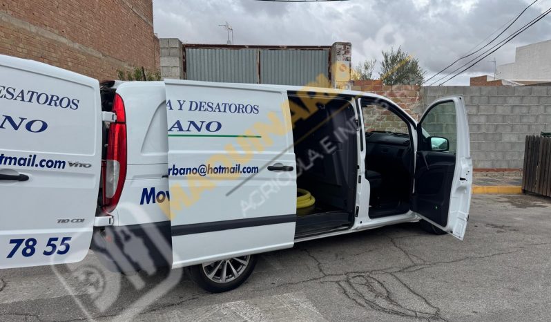 FURGONETA VITO CON EQUIPO DE DESATASCOS DE 35 CV lleno