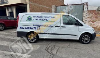 FURGONETA VITO CON EQUIPO DE DESATASCOS DE 35 CV lleno