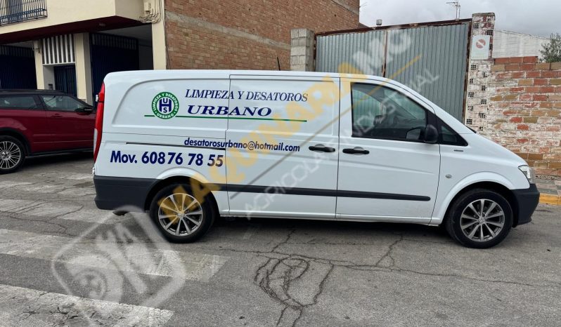 FURGONETA VITO CON EQUIPO DE DESATASCOS DE 35 CV lleno
