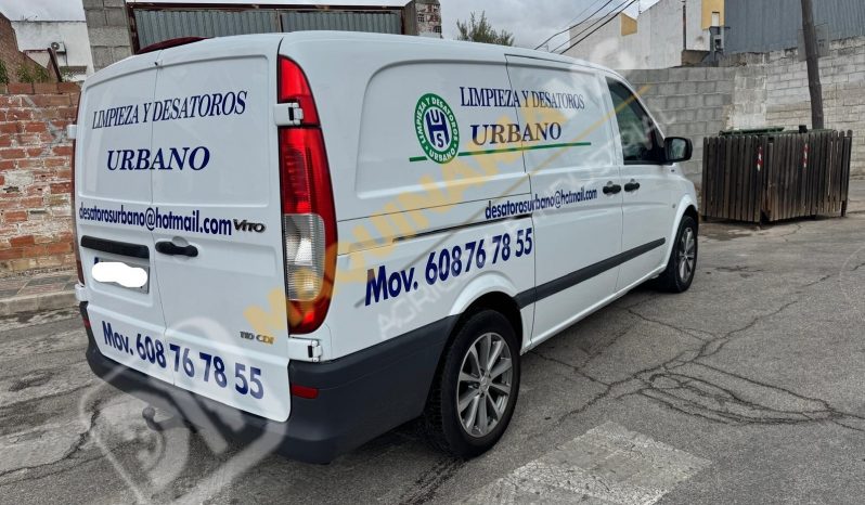 FURGONETA VITO CON EQUIPO DE DESATASCOS DE 35 CV lleno