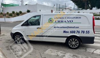 FURGONETA VITO CON EQUIPO DE DESATASCOS DE 35 CV lleno