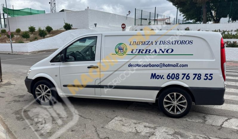 FURGONETA VITO CON EQUIPO DE DESATASCOS DE 35 CV lleno