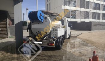 CAMIÓN 3.500 KG DESATASCOS Y SUCCIÓN lleno