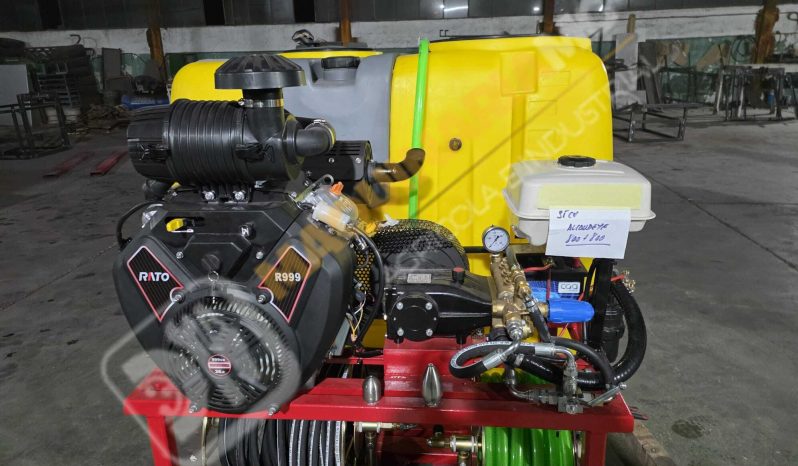 EQUIPO DE DESATASCOS Y SUCCIÓN 800 + 800 L CON MOTOR DE 35 CV lleno