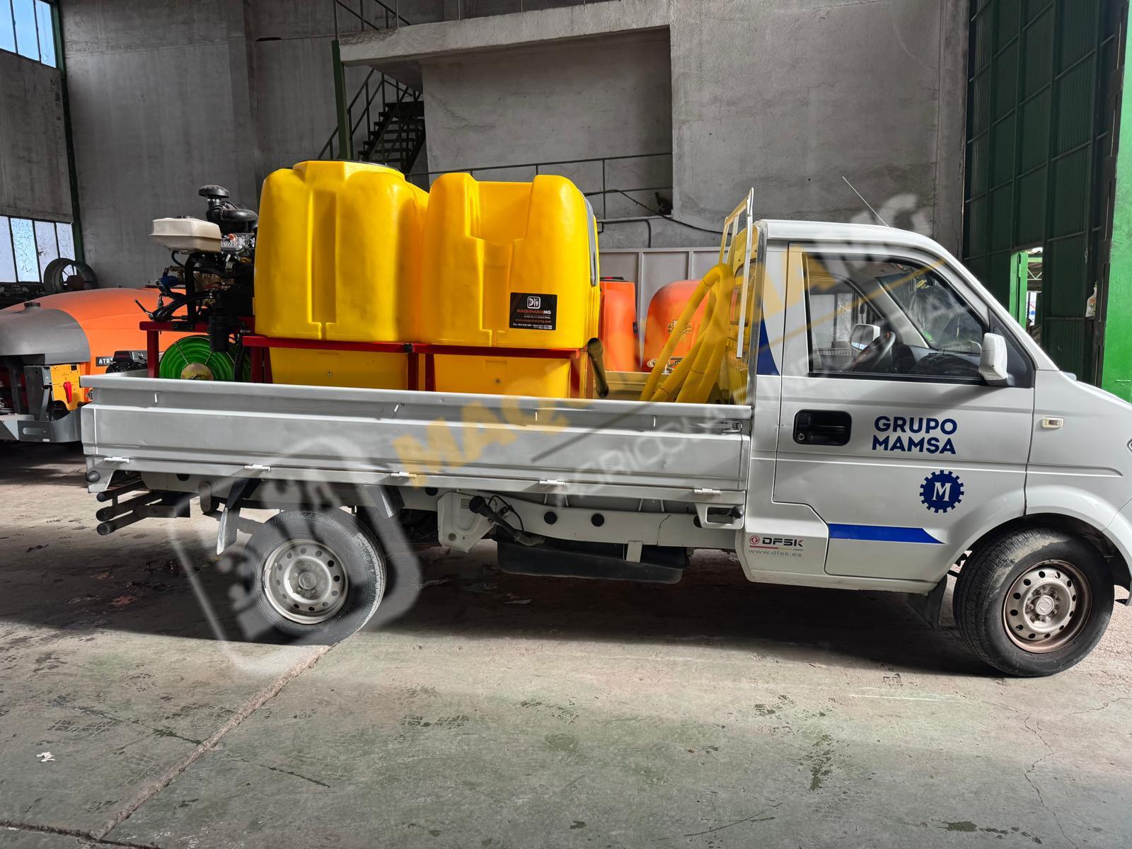 EQUIPO DE LIMPIEZA, SUCCIÓN Y DESATASCOS 800 + 800 LITROS 35 CV