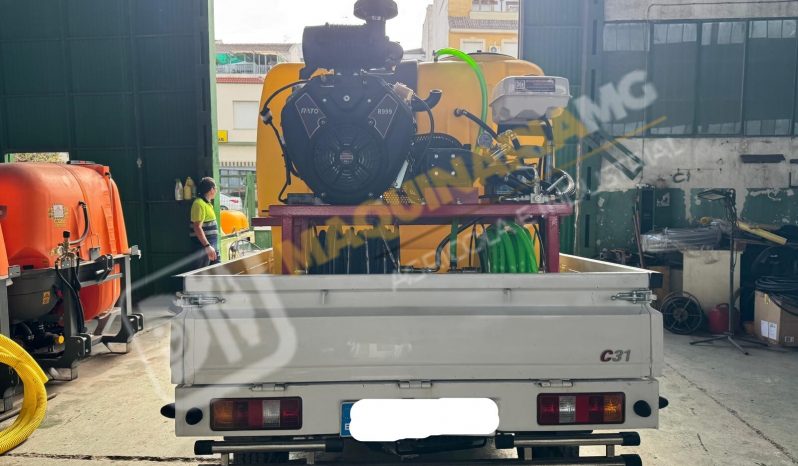 EQUIPO DE LIMPIEZA, SUCCIÓN Y DESATASCOS 800 + 800 LITROS 35 CV lleno
