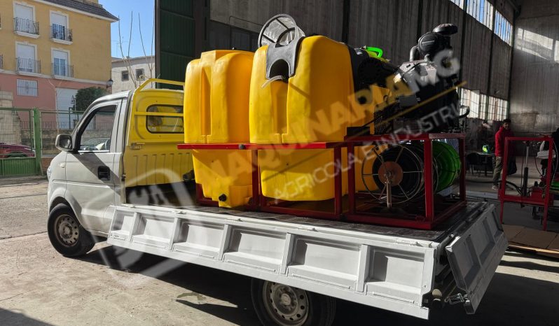 EQUIPO DE LIMPIEZA, SUCCIÓN Y DESATASCOS 800 + 800 LITROS 35 CV lleno