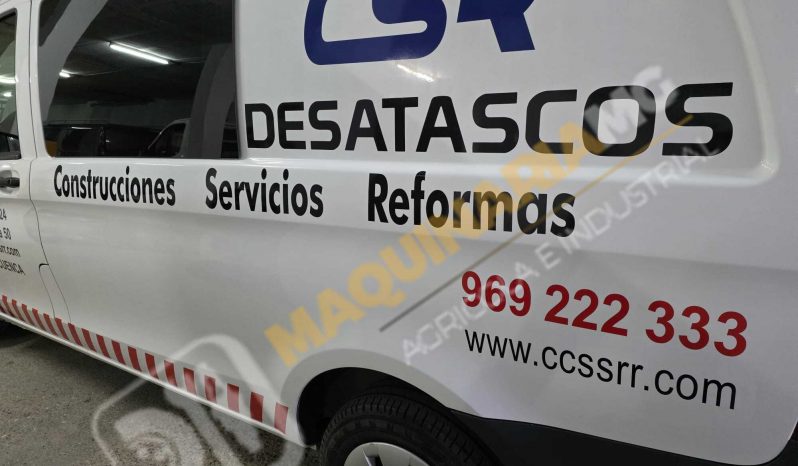 FURGONETAS CON EQUIPOS DE DESATASCOS lleno