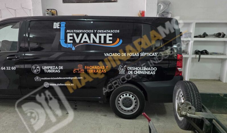 FURGONETA VITO CON EQUIPO DE DESATASCOS, LIMPIEZA Y SUCCIÓN lleno
