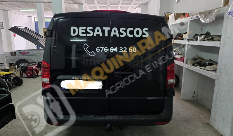 FURGONETA VITO CON EQUIPO DE DESATASCOS, LIMPIEZA Y SUCCIÓN lleno