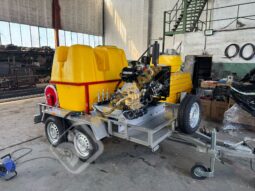 EQUIPO DIESEL 4 CILINDROS PARA LIMPIEZA Y DESATASCOS lleno