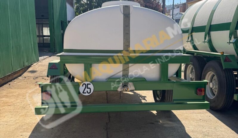CUBA 6000 LITROS PARA RIEGO lleno