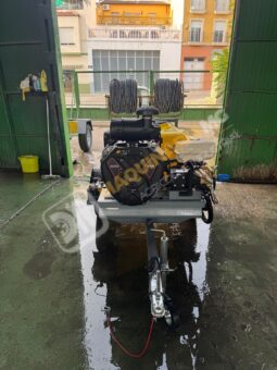 EQUIPO DE LIMPIEZA Y DESATASCOS 600 L CON MOTOR 35 CV Y 2 ENROLLADORES DE 100 M lleno