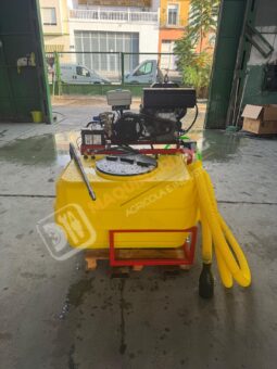 EQUIPO DESATASCOS 35 CV  250 BARES Y 80 LITROS CON ENROLLADOR ELÉCTRICO lleno