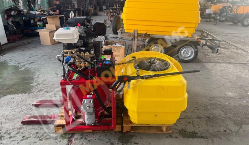 EQUIPO DESATASCOS 35 CV  250 BARES Y 80 LITROS CON ENROLLADOR ELÉCTRICO lleno