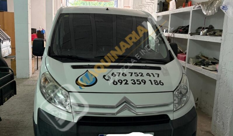 FURGÓN CITROEN JUMPY CON EQUIPO DE DESATASCOS lleno