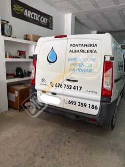 FURGÓN CITROEN JUMPY CON EQUIPO DE DESATASCOS lleno