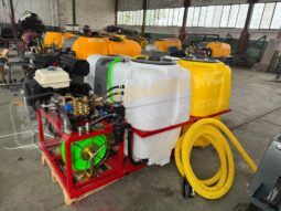 EQUIPO DESATASCO 600 + 600 LITROS DE 35CV 250 BARES 80 LITROS Y MANDO ARRANQUE Y PARE