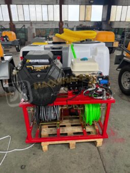 EQUIPO DESATASCO 600 + 600 LITROS DE 35CV 250 BARES 80 LITROS Y MANDO ARRANQUE Y PARE lleno