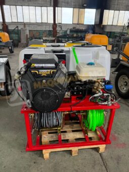 EQUIPO DESATASCO 600 + 600 LITROS DE 35CV 250 BARES 80 LITROS Y MANDO ARRANQUE Y PARE lleno