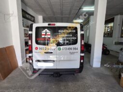FURGÓN PARA DESATASCOS, LIMPIEZA Y DESINFECCIÓN lleno