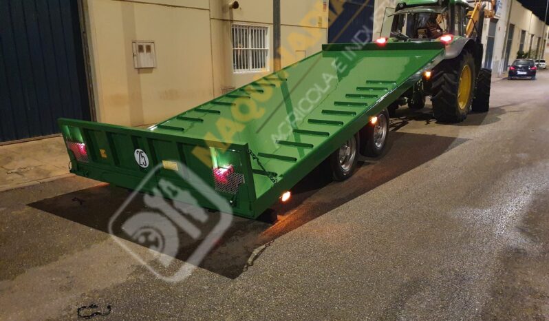 BATEA DE TRANSPORTE DE 6 METROS lleno