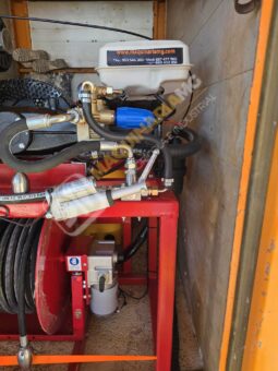EQUIPO DESATASCOS 35 CV 250 BARES Y 80 LITROS DE 600 LITROS CON ENROLLADOR ELÉCTRICO lleno